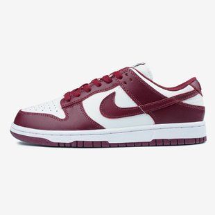 Nike Dunk Low Team Red Bordo White p87-hk9-uba фото