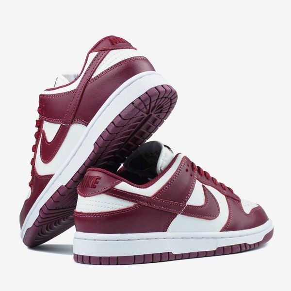 Nike Dunk Low Team Red Bordo White p87-hk9-uba фото