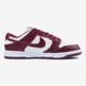 Nike Dunk Low Team Red Bordo White p87-hk9-uba фото 2