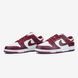 Nike Dunk Low Team Red Bordo White p87-hk9-uba фото 8