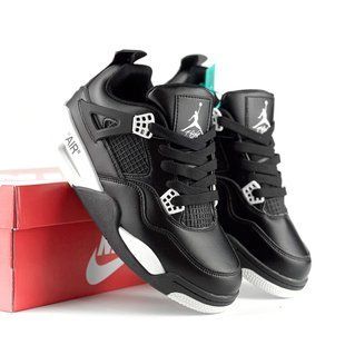 Nike Air Jordan Retro 4 Black/White B813-5-41 фото