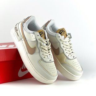Nike Air Force 1 Shadow Sail Fossil Light Bone Beige B601-44-37 фото